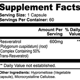 Resveratrol 50% 600mg