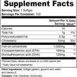 Omega-3 EPA 180mg + DHA 120mg